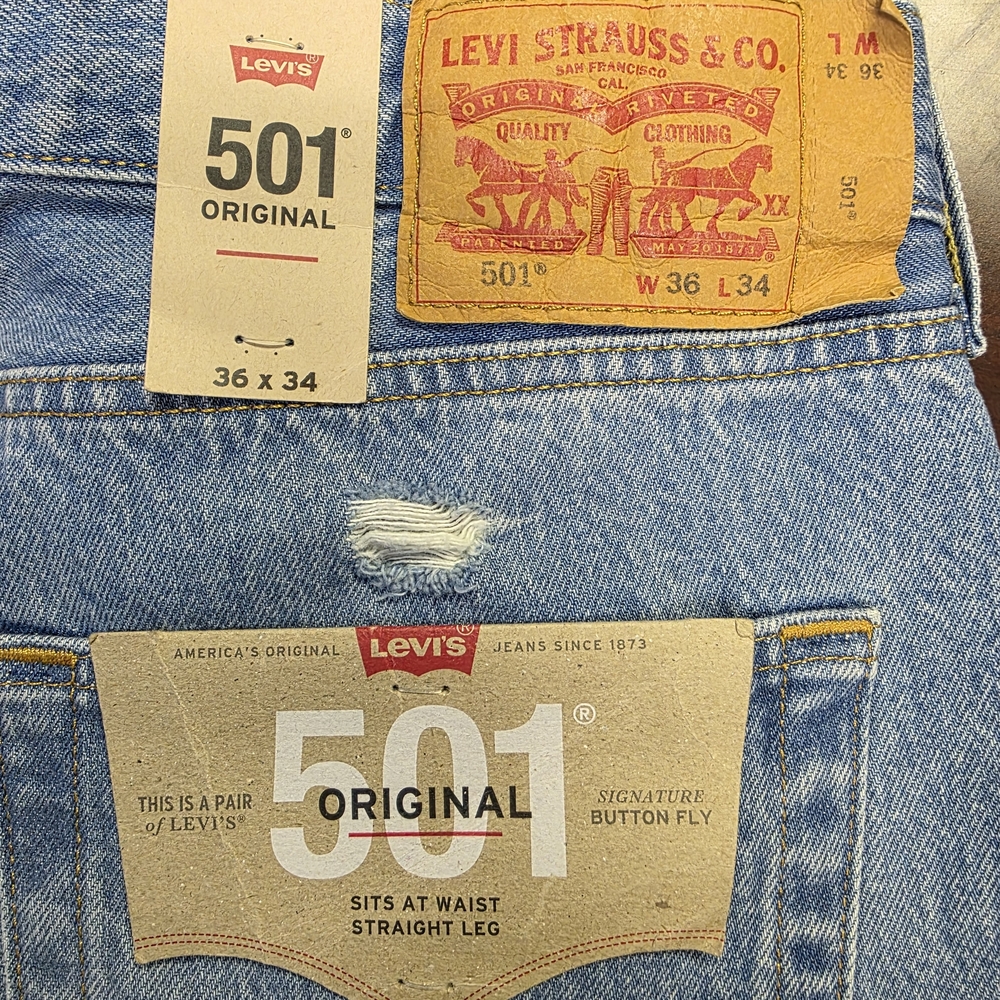 Levi's Men's 501 Original Blue Jeans